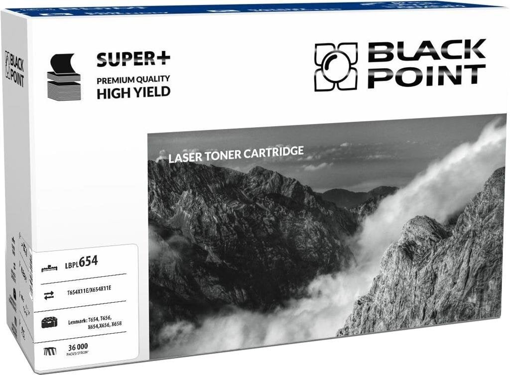 Toner Black Point LBPL654 | black | 36 000 pp | Lexmark T654 / T656 / X652 hinta ja tiedot | Laserkasetit | hobbyhall.fi