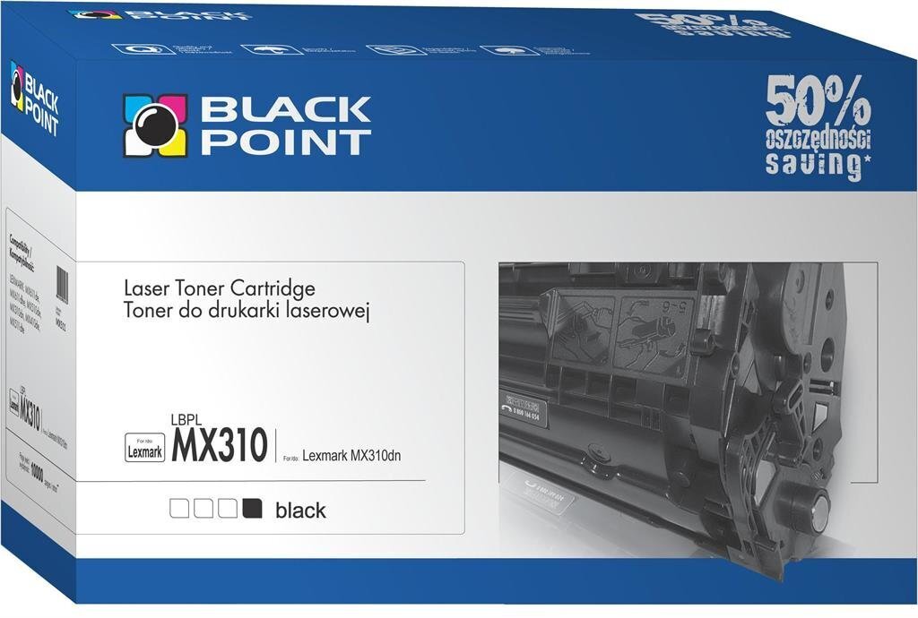 Toner Black Point LBPLMX310 | black | 10000 pp | Lexmark 60F2H00 hinta ja tiedot | Laserkasetit | hobbyhall.fi