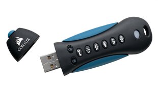 Corsair - PADLOCK 3 16GB USB3.0 keypad, Secure 256-bit hardware AES encryption hinta ja tiedot | Muistitikut | hobbyhall.fi