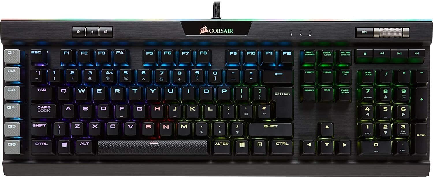 Corsair Gaming K95 RGB Platinum, musta hinta ja tiedot | Näppäimistöt | hobbyhall.fi