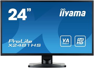 IIyama X2481HS-B1 hinta ja tiedot | Näytöt | hobbyhall.fi