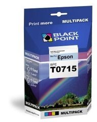 Black Point Epson BPE T0715CMYK hinta ja tiedot | Mustekasetit | hobbyhall.fi