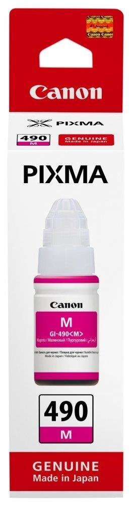 Muste Canon GI490, vaaleanpunainen (violetti), 7000 sivua, 70 ml hinta ja tiedot | Mustekasetit | hobbyhall.fi