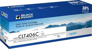 Toner cartridge Black Point LCBPSCLT406C | cyan | 1000 pp. | Samsung CLT-C406S hinta ja tiedot | Laserkasetit | hobbyhall.fi