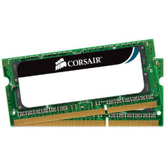 Corsair 8GB 1600MHz DDR3 SO-DIMM KIT OF 2 CMSO8GX3M2C1600C11 hinta ja tiedot | Muisti (RAM) | hobbyhall.fi