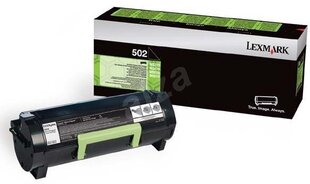Lexmark 502 (50F2000) Mustekasetti, musta hinta ja tiedot | Laserkasetit | hobbyhall.fi