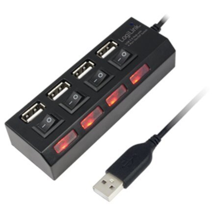 LogiLink - HUB USB2.0 hinta ja tiedot | Adapterit | hobbyhall.fi