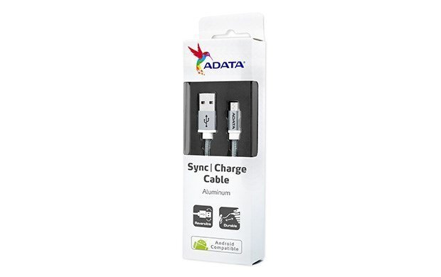 ADATA USB-kaapeli USB-microUSB 1m valkoinen hinta ja tiedot | Puhelinkaapelit | hobbyhall.fi