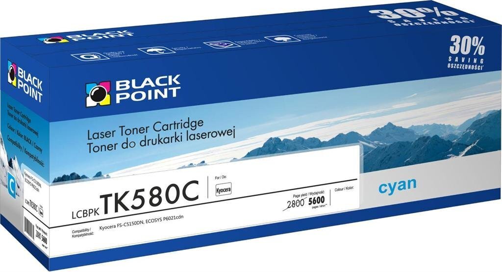 BLACKPOINT LCBPKTK580C hinta ja tiedot | Laserkasetit | hobbyhall.fi