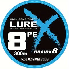 300m/328yds 8 Säikeet Vihreä Punottu Kalastussiima, Kulutusta Kestävä Vahva Nylon Kalastussiima, Kalastusvarusteet. hinta ja tiedot | Muut kalastustarvikkeet | hobbyhall.fi