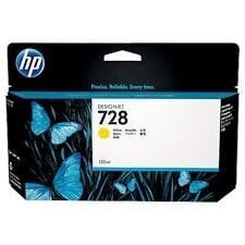 HP 728 (F9J65A),keltainen hinta ja tiedot | Mustekasetit | hobbyhall.fi