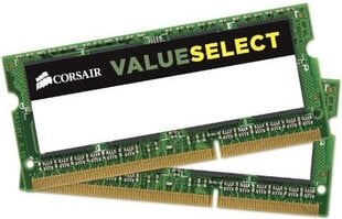 Corsair DDR3L SODIMM 8GB 1333MHz CL9 (CMSO8GX3M1C1333C9) hinta ja tiedot | Muisti (RAM) | hobbyhall.fi