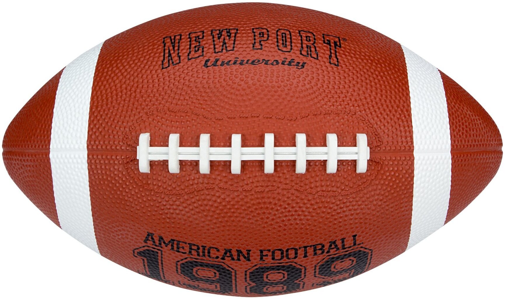 Amerikkalainen jalkapallo pallo New Port 16RJ, ruskea / valkoinen / musta, 28 cm hinta ja tiedot | Jalkapallot | hobbyhall.fi