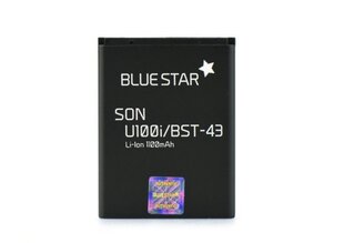 BlueStar Battery Sony Ericsson Hazel Elm Yari Li-Ion 1100 mAh Analog BST-43 hinta ja tiedot | BlueStar Puhelimet, älylaitteet ja kamerat | hobbyhall.fi