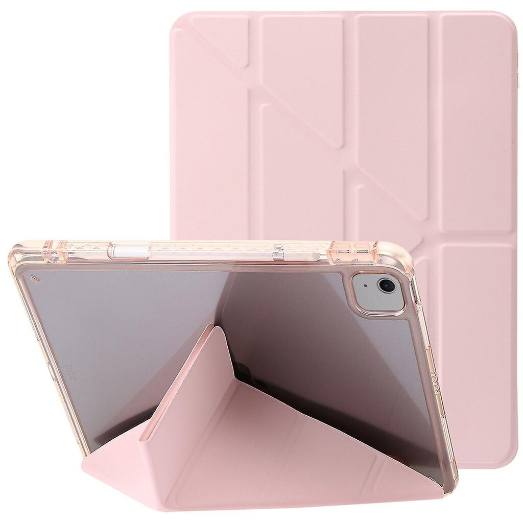 Pink Pink Ei Yhteensopiva Mationin Kanssa Nahkakotelo, Joka On Yhteensopiva Ipad Air 11 2024:N Kanssa hinta ja tiedot | Tablettien lisätarvikkeet | hobbyhall.fi