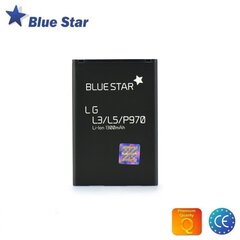 BlueStar Battery LG Swift L5 P970 E730 E610 Li-Ion 1300 mAh Analog BL-44JN hinta ja tiedot | Näytönsuojakalvot ja -lasit | hobbyhall.fi