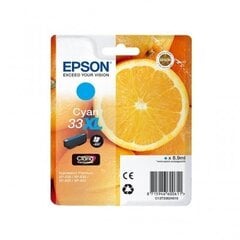 epson alkuperäinen muste c13t3333624012, t33xl, syaani, 8,9 ml, epson expression home a premium xp-530,630,635,830,630,635,830 hinta ja tiedot | Mustekasetit | hobbyhall.fi