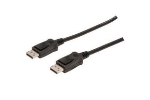 Kaapeli DisplayPort 1.2a, DP - DP, M/M 1,0m hinta ja tiedot | Kaapelit ja adapterit | hobbyhall.fi