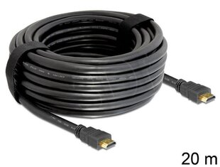 Kaapeli Delock HDMI - HDMI 20m (83452) hinta ja tiedot | Kaapelit ja adapterit | hobbyhall.fi
