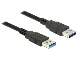 Delock Cable USB 3.0 Type-A male > USB 3.0 Type-A male 0.5m black hinta ja tiedot | Delock Kodinkoneet ja kodinelektroniikka | hobbyhall.fi