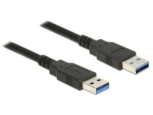 Delock Cable USB 3.0 Type-A male > USB 3.0 Type-A male 1m black hinta ja tiedot | Delock Televisiot ja lisätarvikkeet | hobbyhall.fi