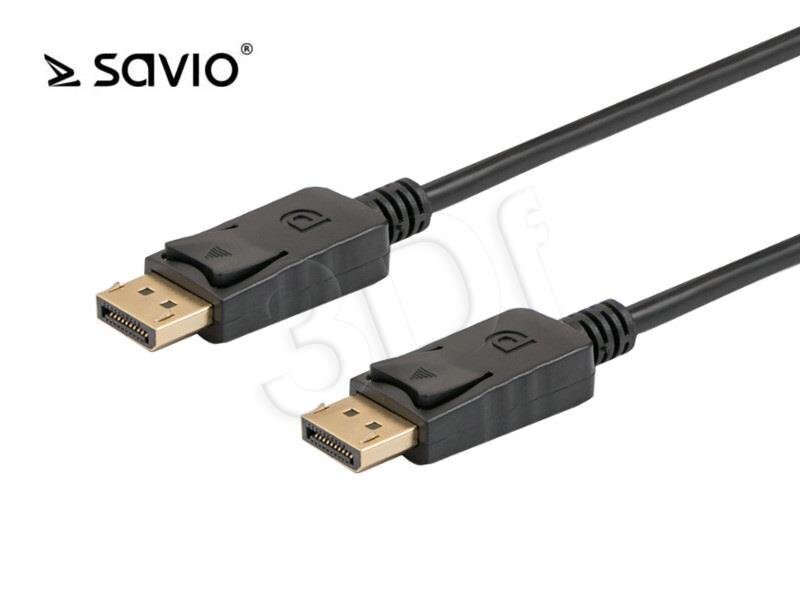 Kaapeli Elmak DisplayPort - DisplayPort 1,8m (SAVIO CL-85) hinta ja tiedot | Kaapelit ja adapterit | hobbyhall.fi