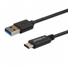 Kaapeli SAVIO CL-101, USB 3.0 - USB 3.1 C, 1m, musta hinta ja tiedot | Savio Puhelimet, älylaitteet ja kamerat | hobbyhall.fi