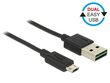 Delock - Kaapeli Micro USB AM-BM DUAL EASY-USB 2m hinta ja tiedot | Kaapelit ja adapterit | hobbyhall.fi