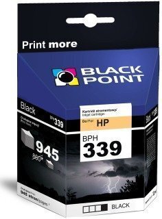 Black Point HP No 339 (C8767EE) hinta ja tiedot | Mustekasetit | hobbyhall.fi