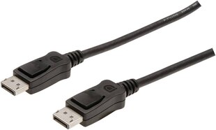 Kaapeli DisplayPort 1.2a, DP - DP, M/M 3,0m hinta ja tiedot | Kaapelit ja adapterit | hobbyhall.fi