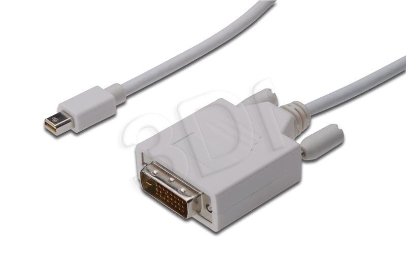 ASSMANN - Kaapeli DisplayPort 1.1a mini DP-DVI TypA MM 2.0m hinta ja tiedot | Adapterit | hobbyhall.fi