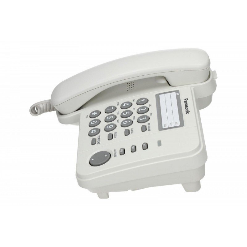 Panasonic KX-TS520, valkoinen hinta ja tiedot | Lankapuhelimet | hobbyhall.fi