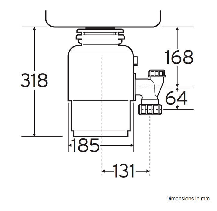 InSinkErator ISE Model 66 hinta ja tiedot | Jätemyllyt | hobbyhall.fi