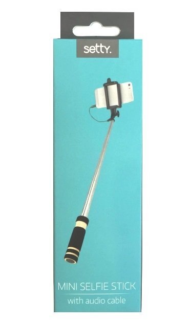Selfie stick Setty Mini Pocket (14-61cm) hinta ja tiedot | Selfie-tikut ja -telineet | hobbyhall.fi