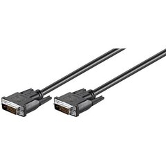 Goobay, 93573 DVI-D male Dual-Link 24+1 pin, 1.8 m hinta ja tiedot | Kaapelit ja adapterit | hobbyhall.fi