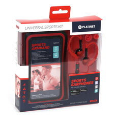 Platinet Universal Sports Kit, punainen (42930) hinta ja tiedot | Platinet Tietokoneen lisälaitteet | hobbyhall.fi