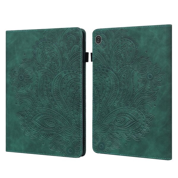 Green Green Peacock Tablet Case Yhteensopiva Lenovo Tab M10 Tb-X505l Kanssa Yhteensopiva Lenovo Tab M10 Tb-X505l / Tb-X505f / Tb-X605l / Tb-X605f & P10 Tb-X705f / Tb-X705l Kanssa