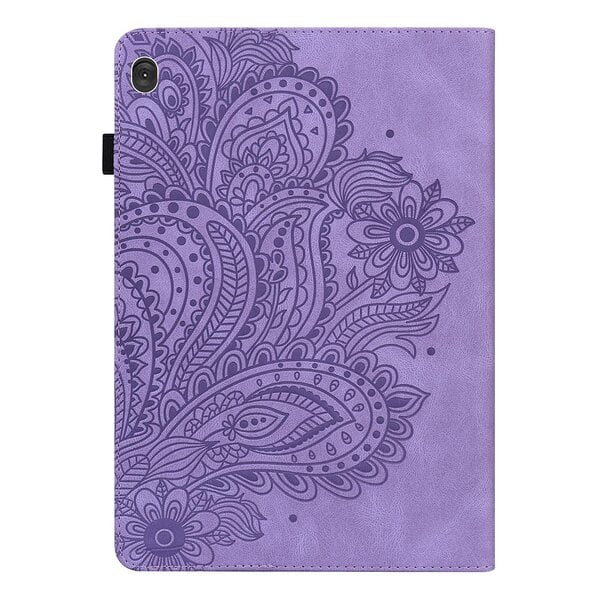 Purple Purple Peacock Tablet Case Yhteensopiva Lenovo Tab M10 Tb-X505l Kanssa Yhteensopiva Lenovo Tab M10 Tb-X505l / Tb-X505f / Tb-X605l / Tb-X605f & P10 Tb-X705f / Tb-X705l Kanssa