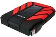 .A-DATA HD710 Pro 2.5" 1Tt USB3.1 punainen hinta ja tiedot | Ulkoiset kovalevyt | hobbyhall.fi