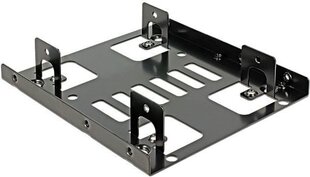 Delock Installation frame 3.5″ > 2 x 2.5″ HDD" (18210) hinta ja tiedot | Komponenttien lisätarvikkeet | hobbyhall.fi