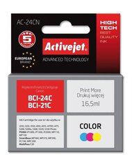 Activejet AC-24CN (Canon BCI-24C), spalvota hinta ja tiedot | Mustekasetit | hobbyhall.fi