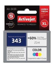 Activejet AH-343R (HP 343 C8766EE), spalvota hinta ja tiedot | Mustekasetit | hobbyhall.fi