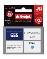 Activejet AH655CR 655xl CZ110AE, sininen hinta ja tiedot | Mustekasetit | hobbyhall.fi