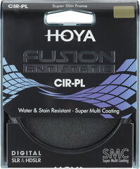 Hoya suodatin pyöreä polarisaatio Fusion Antistaattinen 105mm hinta ja tiedot | Kameran suotimet | hobbyhall.fi