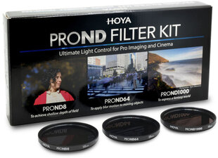 Hoya suodatinsarja Pro ND8/64/1000 58mm hinta ja tiedot | Hoya Puhelimet, älylaitteet ja kamerat | hobbyhall.fi