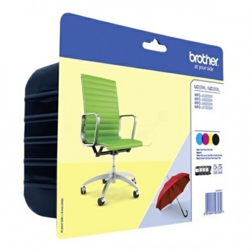 Brother - Tusz LC-229XLVALBP CMYK 1,2k MFC-J5320DW hinta ja tiedot | Mustekasetit | hobbyhall.fi