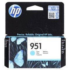 HP Inc. - Tusz nr 951 - CN050AE Cyan hinta ja tiedot | Mustekasetit | hobbyhall.fi