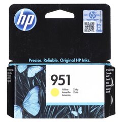 HP Inc. - Tusz nr 951 - CN052AE Keltainen hinta ja tiedot | Mustekasetit | hobbyhall.fi