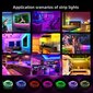 RGB LED nauhat 24-näppäin kauko-ohjaus APP-musiikki synkronointi. hinta ja tiedot | Retkilamput | hobbyhall.fi