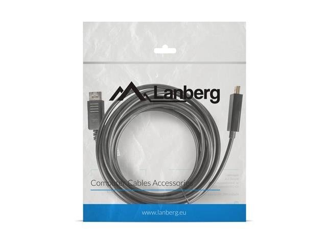 Lanberg CA-DPHD-10CC-0030-BK hinta ja tiedot | Kaapelit ja adapterit | hobbyhall.fi